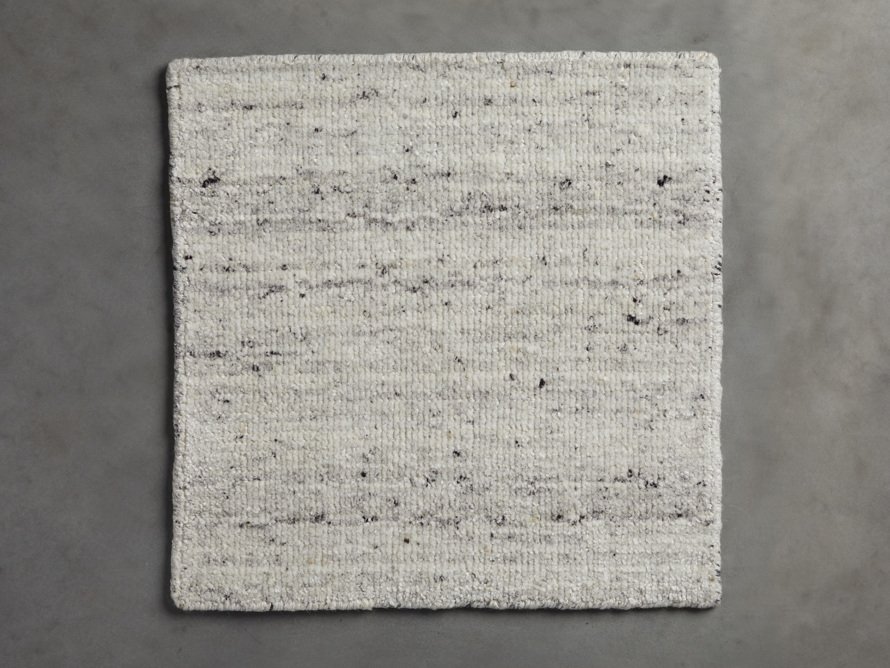 Lassen Handwoven Rug swatch in Grey