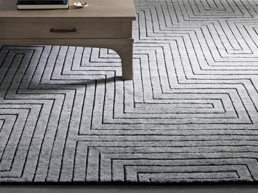 10' X 14' Farida Handwoven Rug In Grey