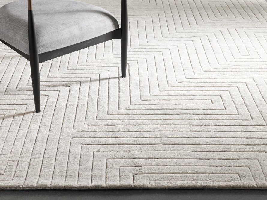 9' X 12' Farida Handwoven Rug In Ivory