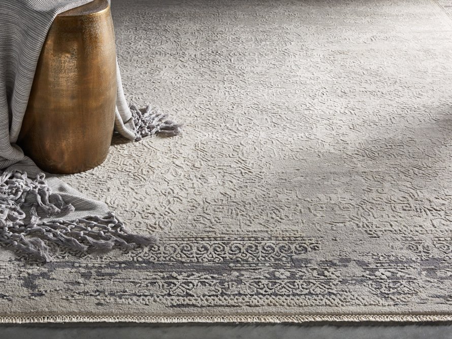 Grayson 9' x 12' Hand Knotted Grey Rug