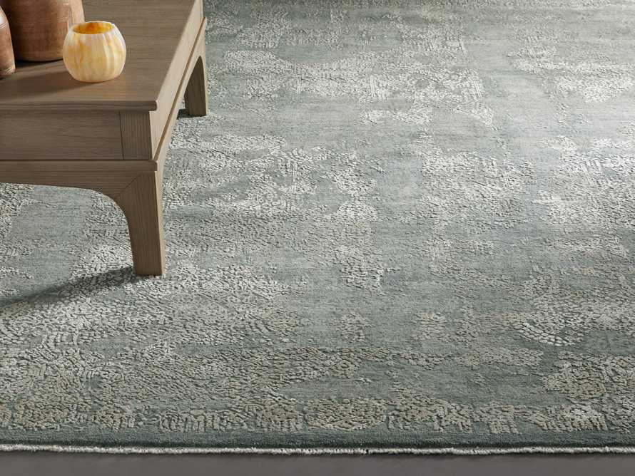 9' x 12' Lascala Handknotted Rug in Celadon