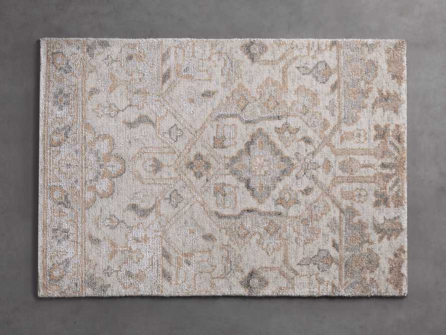 Sienna Hand-Knotted Rug Swatch in Grey