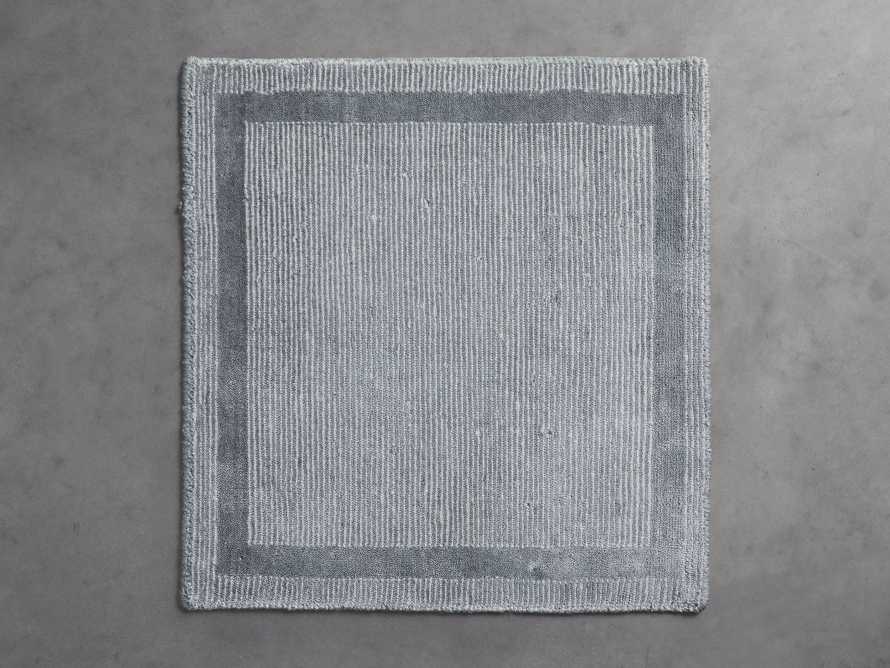Arden Handknotted Rug Swatch in Silver
