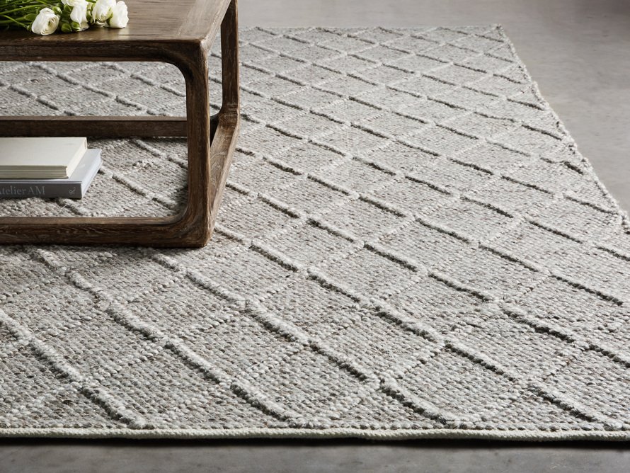 Canyon 12x15 Handwoven Rug in Silver