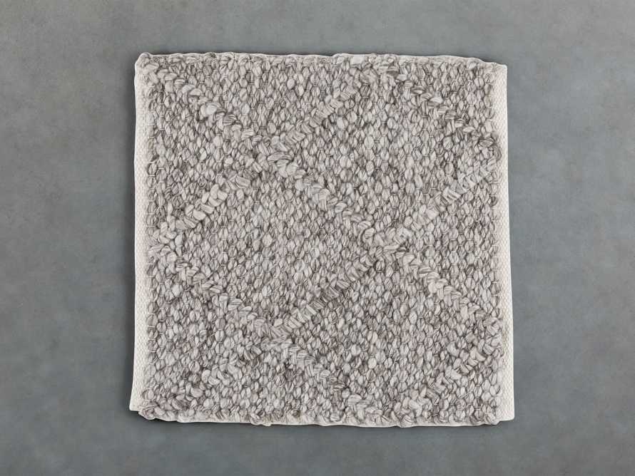 Canyon Rug Swatch in Silver