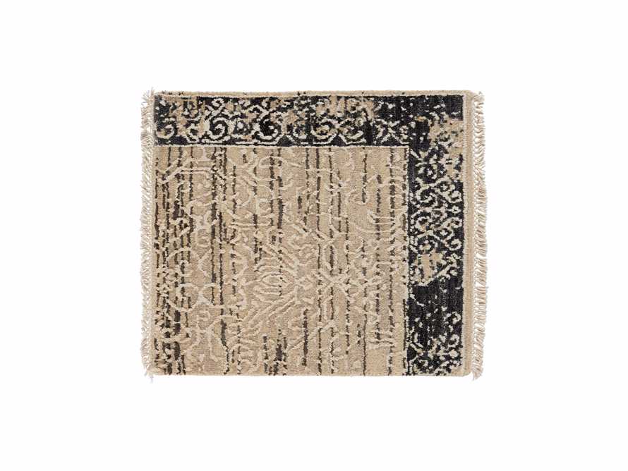 Grayson Hand Knotted 18in Beige Rug Swatch