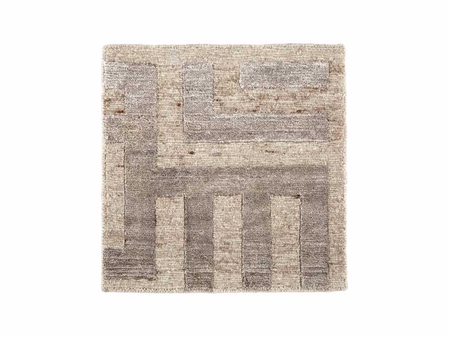 Trellis Hand-Knotted 18in Rug Swatch in Ivory