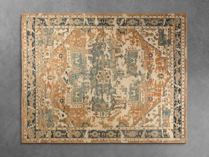 6x9 Heraldsburg Hand-Knotted Honey Rug