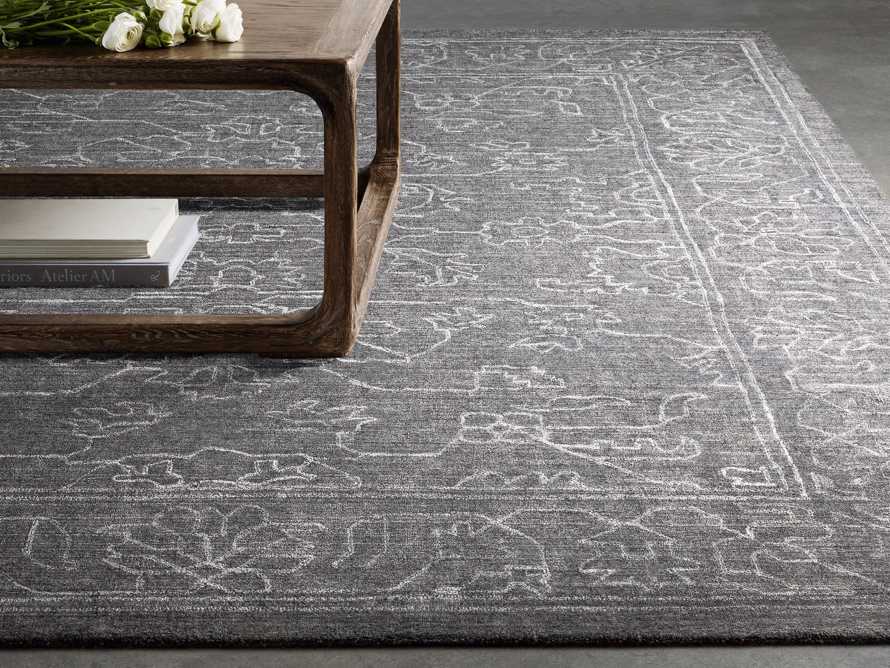 Jaden Hand Knotted 10' x 14' Rug in Charcoal