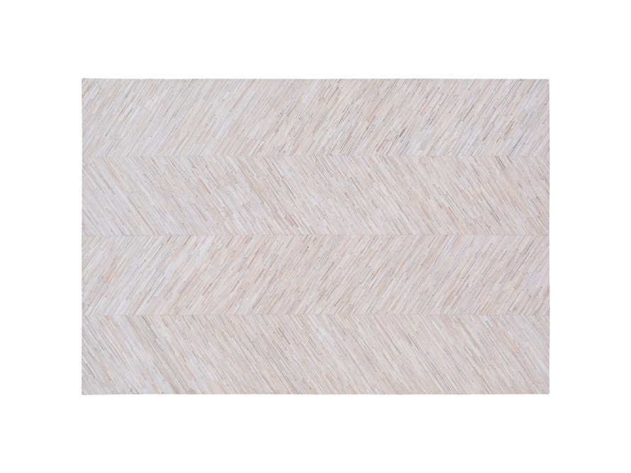 Zander 8' X 10' Hair on Hide Ivory Rug