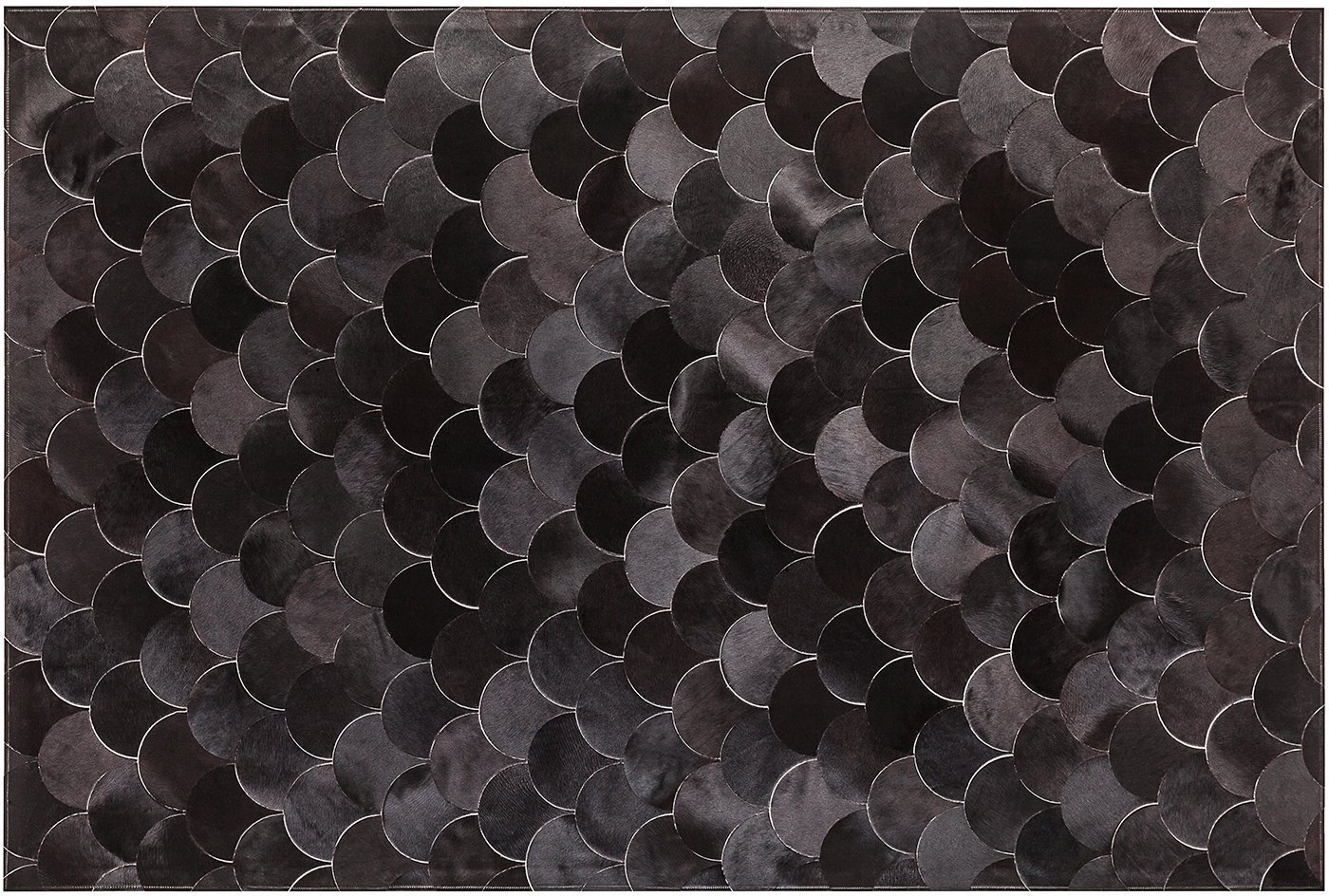 Amy Cowhide Rug - Black - 4 x 6
