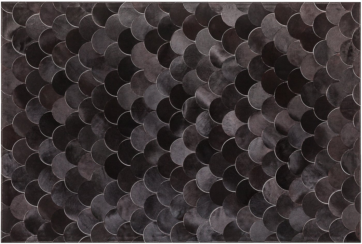 Amy Cowhide Rug - Black - 9 x 12