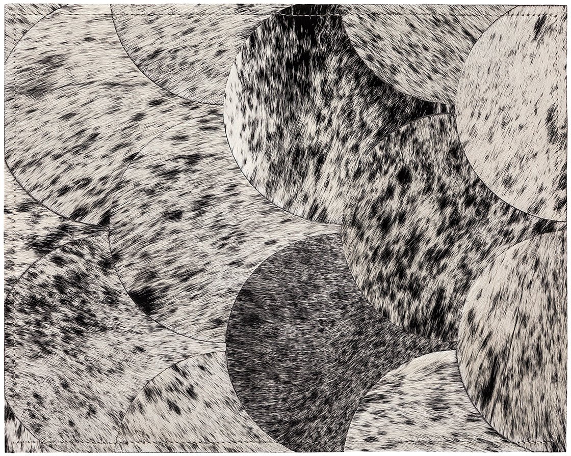 Amy Cowhide Rug - Salt And Pepper - 8 x 10