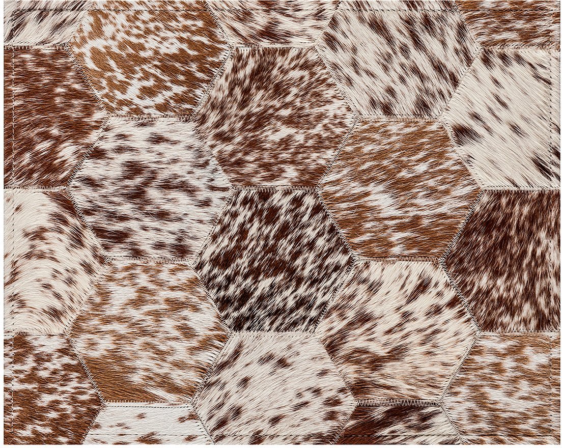 Bennet Cowhide Rug - Brown And White - 12 x 15