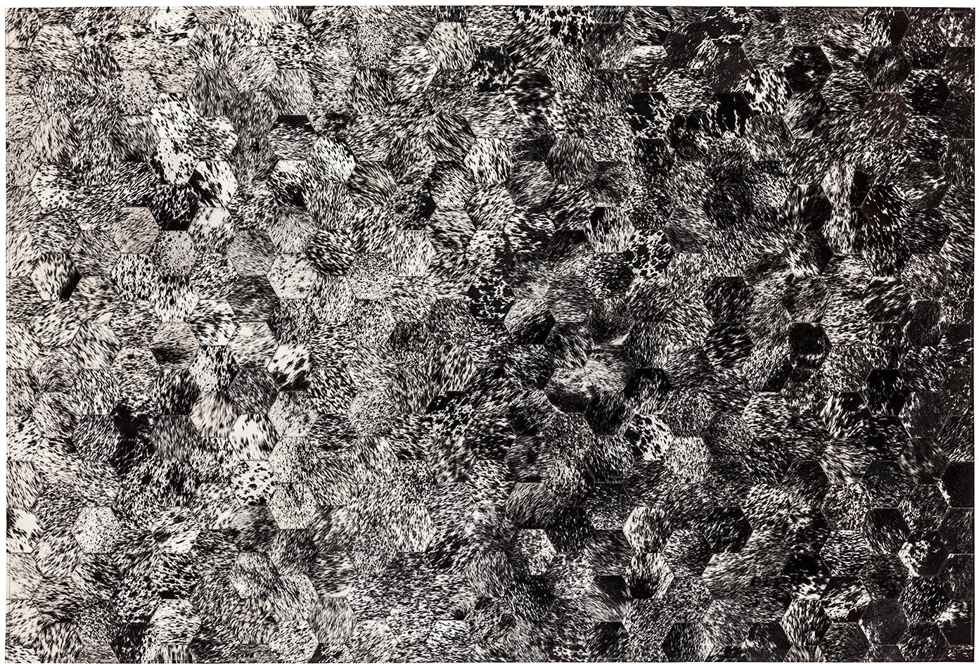 Bennet Cowhide Rug - Salt And Pepper - 4 x 6