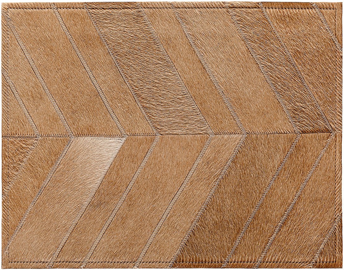 Etta Cowhide Rug - Beige - 4 x 6