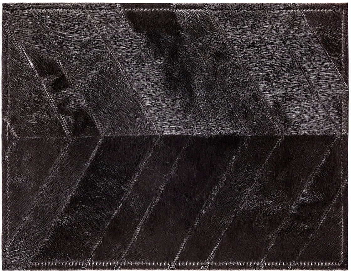 Etta Cowhide Rug - Black - 4 x 6