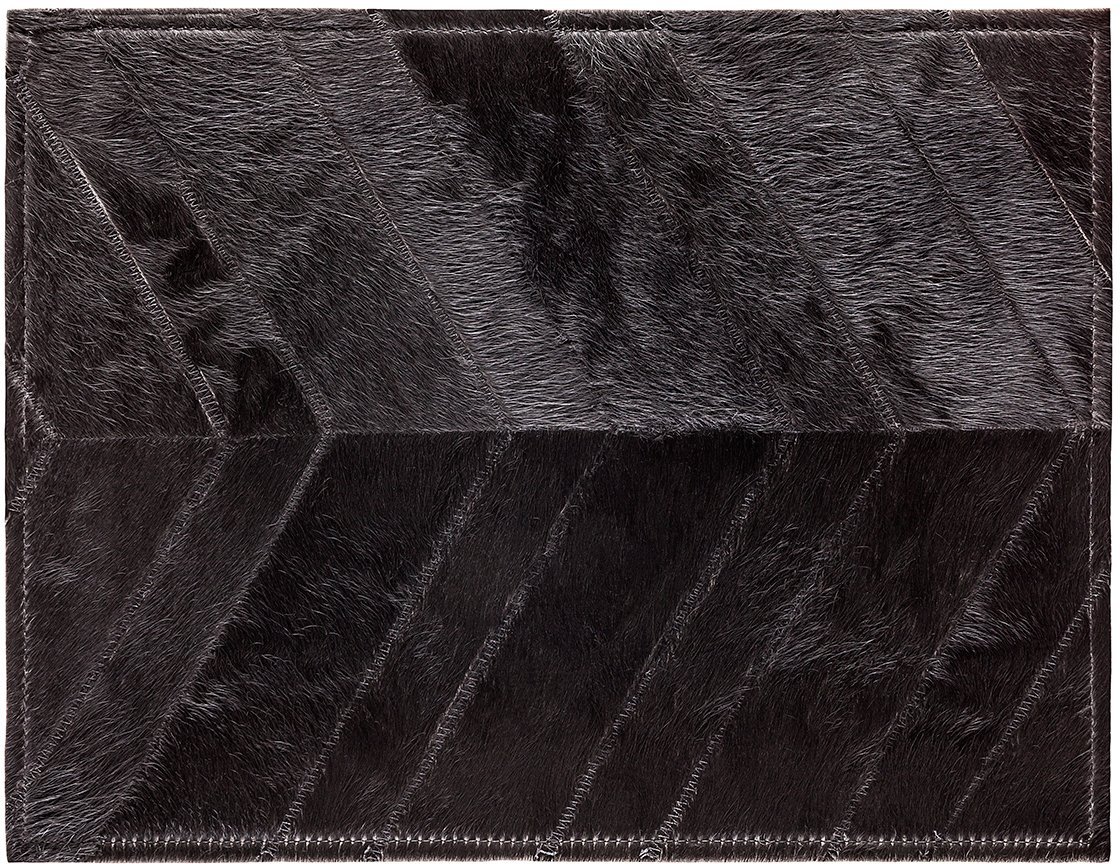 Etta Cowhide Rug - Black - 5 x 8