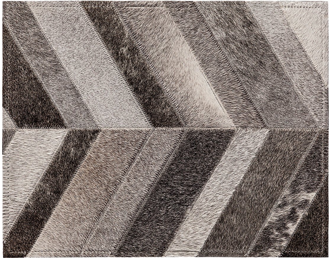 Etta Cowhide Rug - Grey - 4 x 6