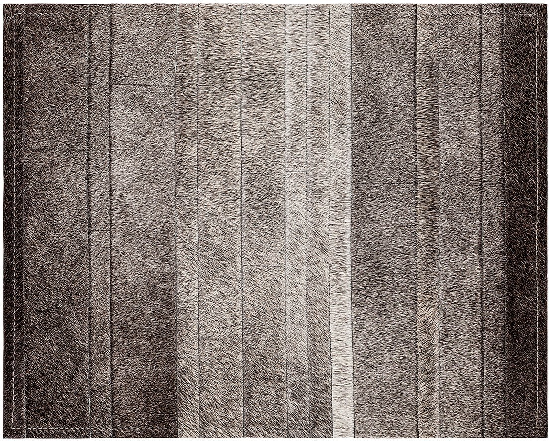 Fitzgerald Cowhide Rug - Grey - 6 x 9