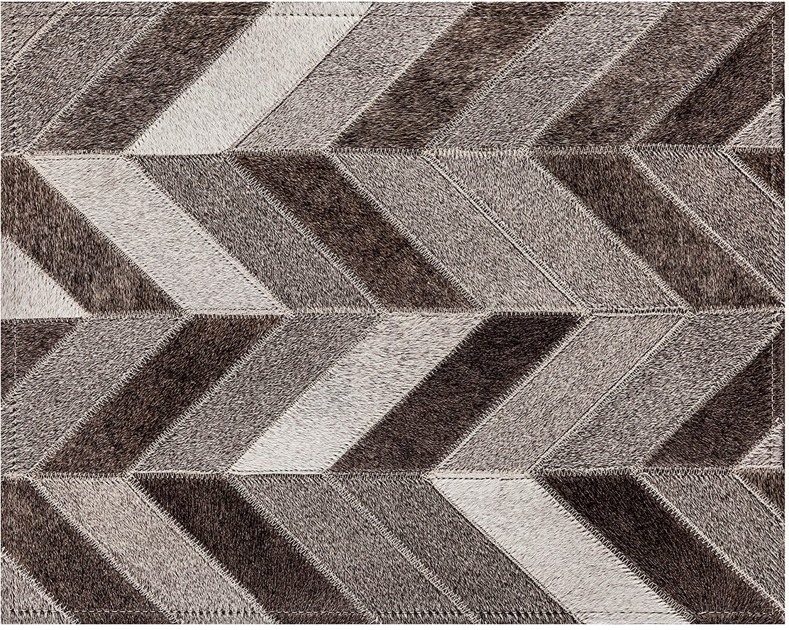 Franklin Cowhide Rug - Grey - 4 x 6