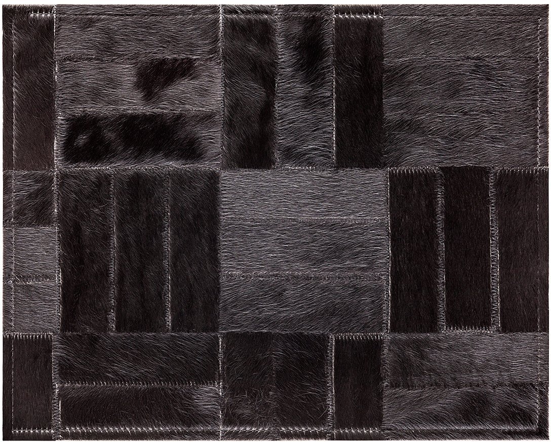 Holiday Cowhide Rug - Black - 6 x 9