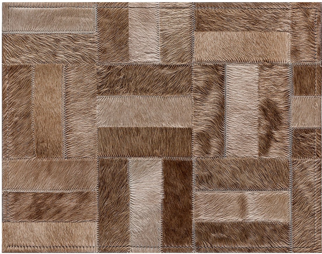 Holiday Cowhide Rug - Champagne - 4 x 6