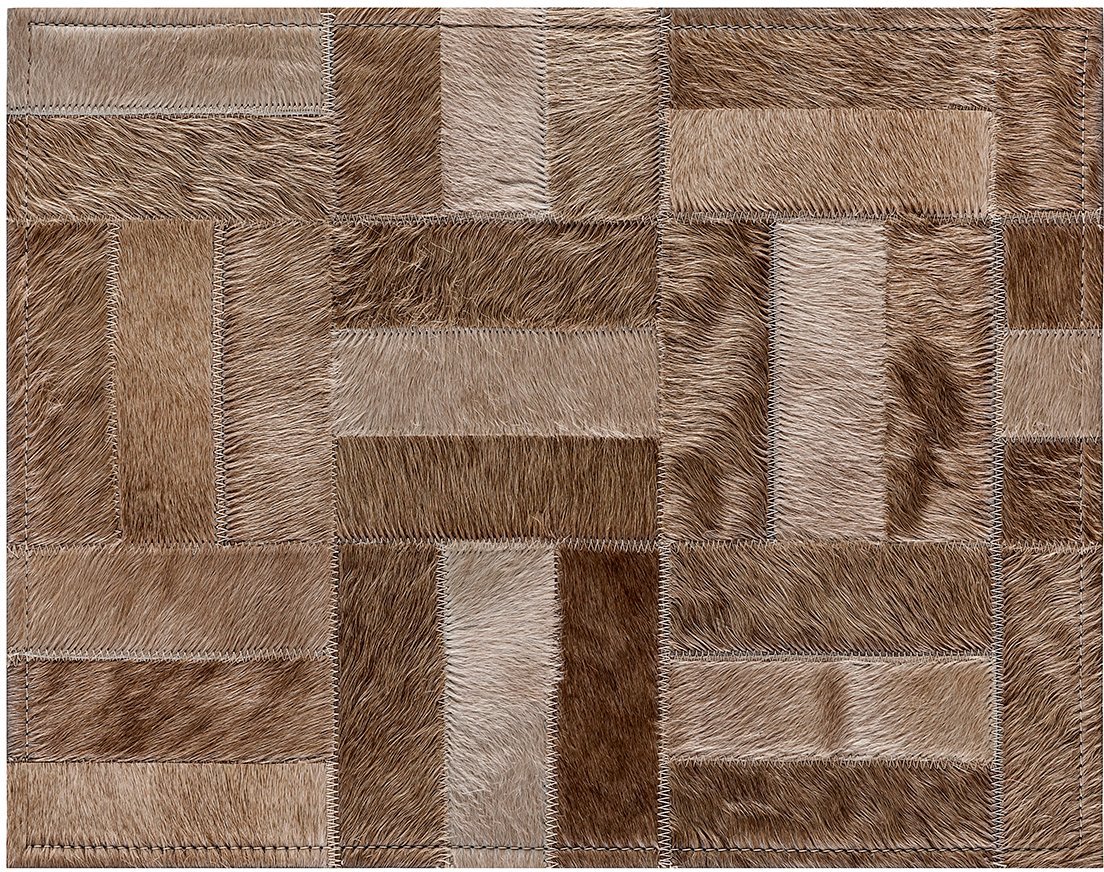 Holiday Cowhide Rug - Champagne - 5 x 8