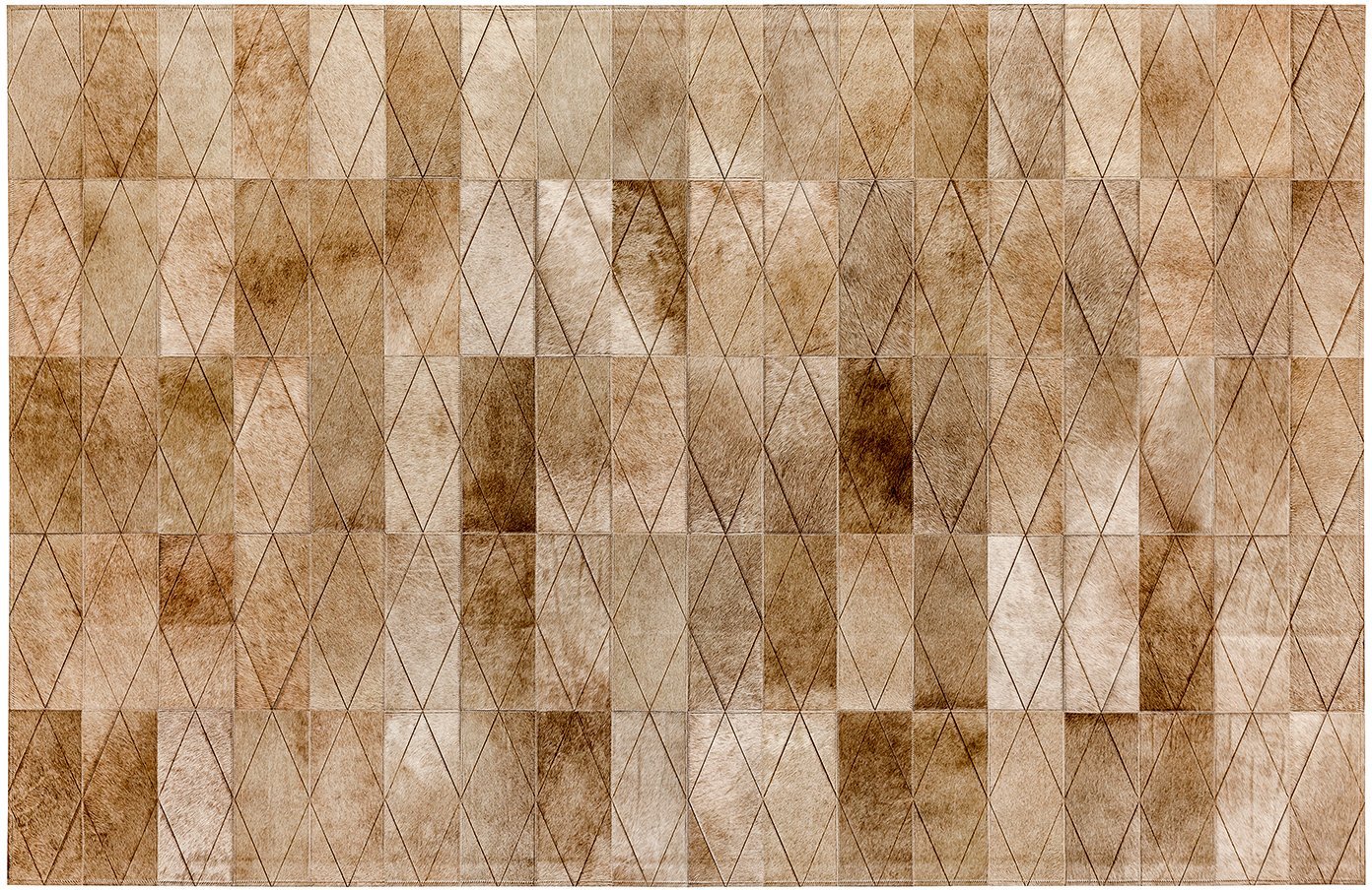 Norah Cowhide Rug - Champagne - 8 x 10