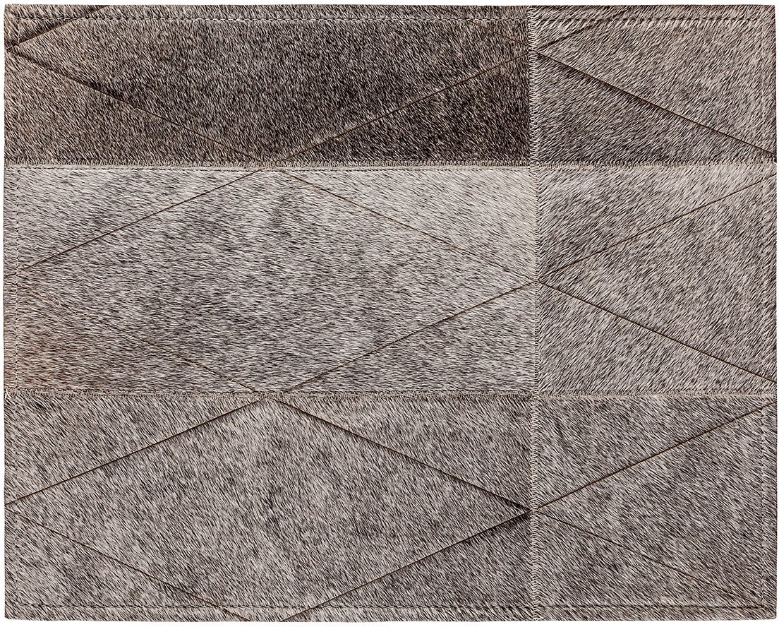 Norah Cowhide Rug - Grey - 4 x 6