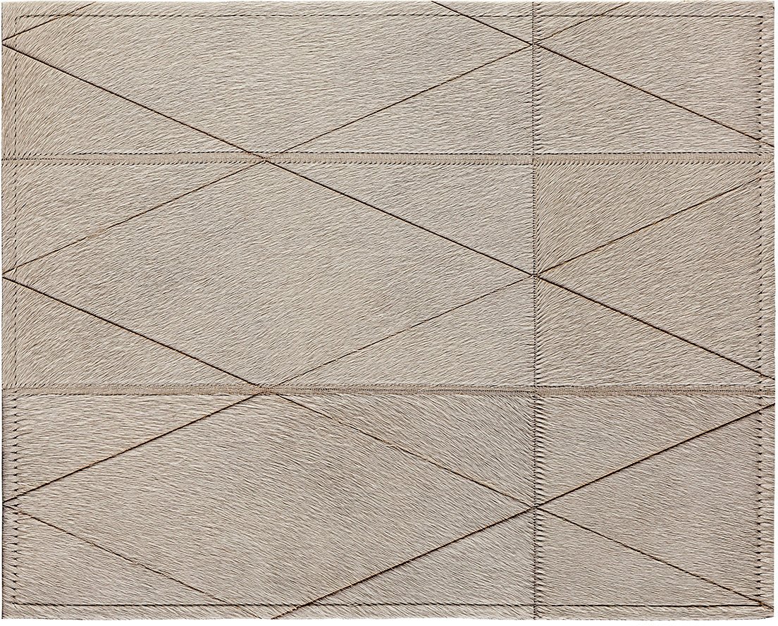 Norah Cowhide Rug - Ivory - 4 x 6