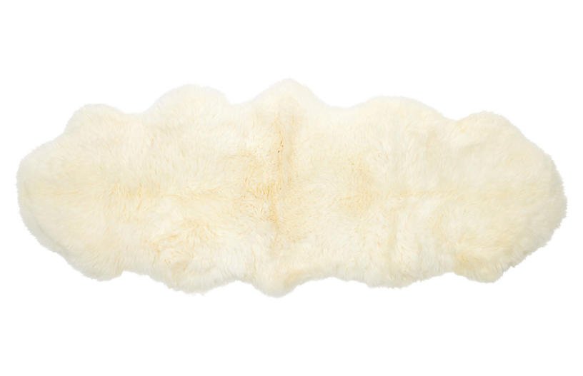 Sheepskin Rug - Ivory - 6'x8'