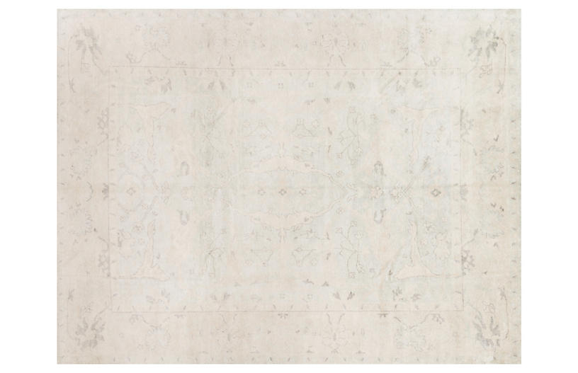 Elizabeth Rug - Beige/Mint - 1'6inx1'6in swatch