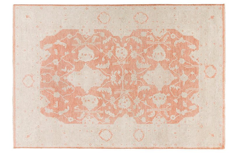 Normandy Rug - Pink - 18inx18in swatch