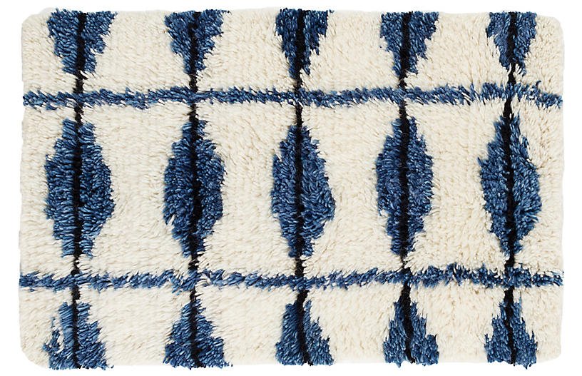 Noma Hand-Knotted Rug - Indigo - DASH & ALBERT - 2'x3'