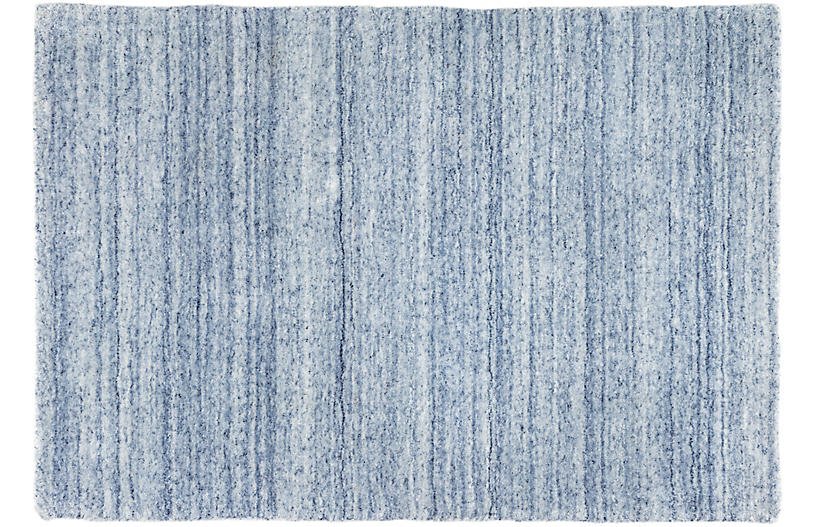 Nordic Hand-Knotted Rug - Blue - DASH & ALBERT - 2'x3'