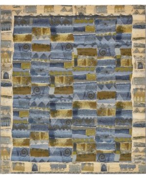 Bridgeport Home Pashio Pas1 Blue 10' x 12' Area Rug