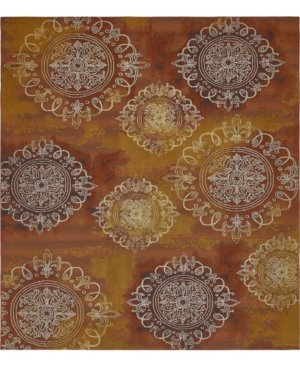 Bridgeport Home Pashio Pas2 Rust Red 10' x 12' Area Rug