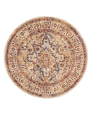 Kenneth Mink Taza Heriz Round Rug, 5' x 5'