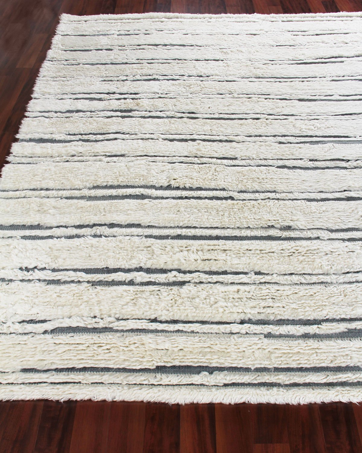 Romon Hand-Knotted Rug, 6' x 9'