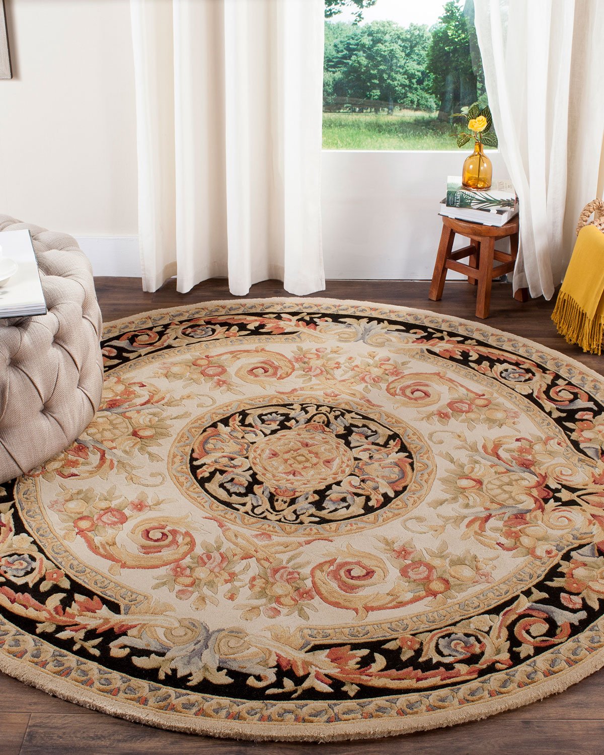 Mystical Garden Rug, 6' Round