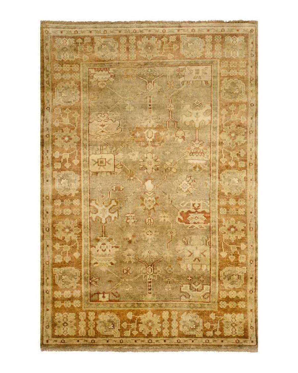 Eaton Hand Knotted Oushak Rug, 6' x 9'