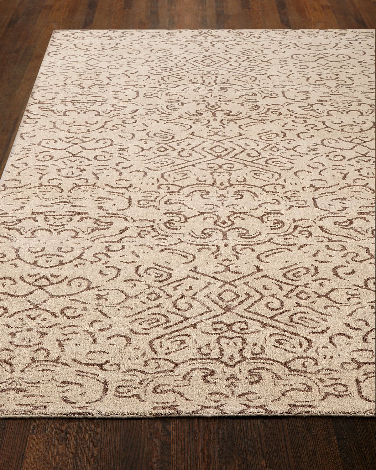 Etched Geometric Rug, 5' x 7'