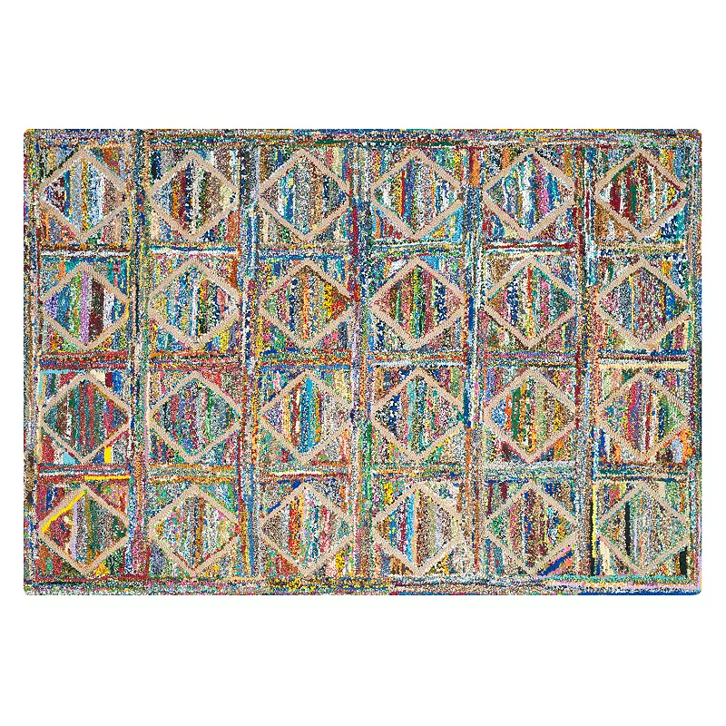 Safavieh Nantucket Chelsea Geometric Rug, Multicolor, 6FT Sq