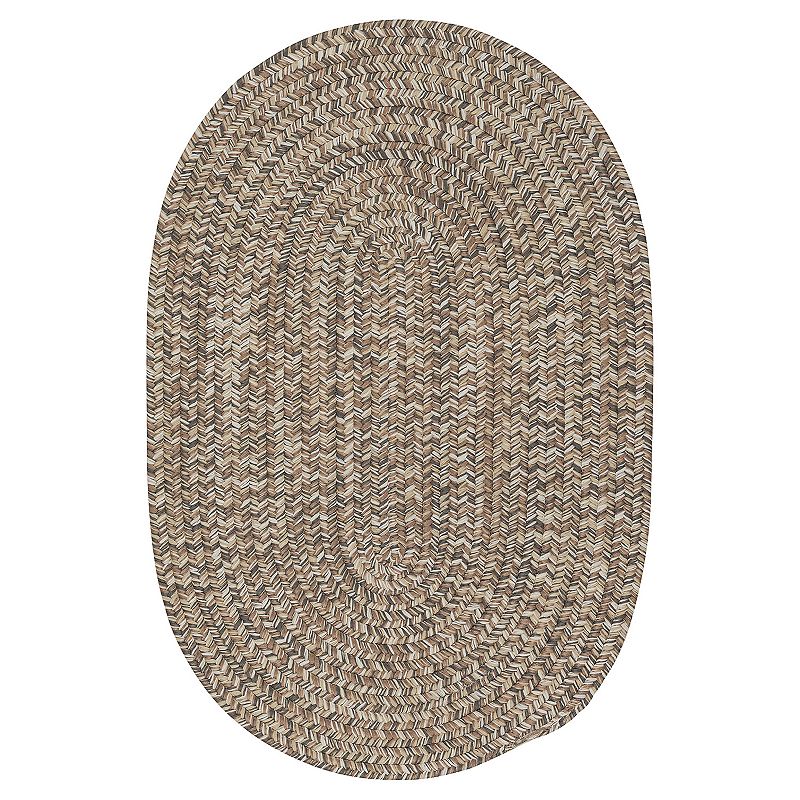 Colonial Mills Carrington Tweed Indoor Outdoor Rug, Grey, 6X8 Ft