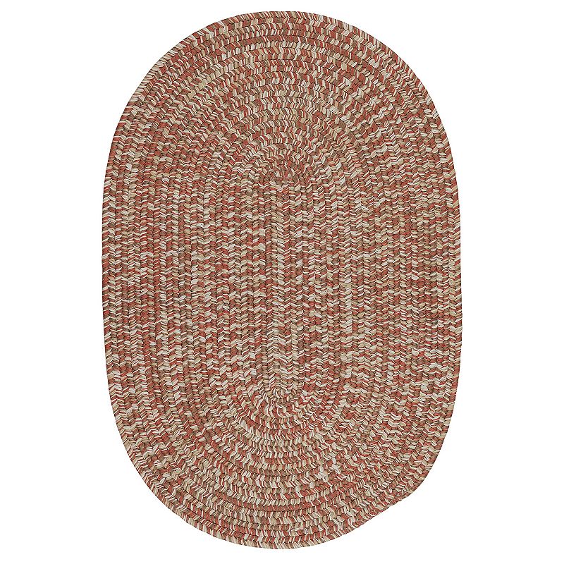 Colonial Mills Carrington Tweed Indoor Outdoor Rug, Red, 6X8 Ft
