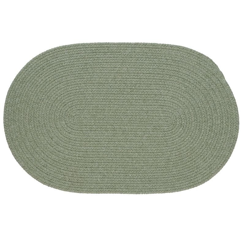 Colonial Mills Middletown Braided Reversible Rug, Green, 11Ft Rnd