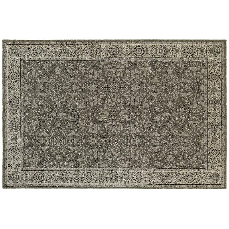 StyleHaven Chesapeake Updated Persian Rug, Grey, 4X5.5 Ft