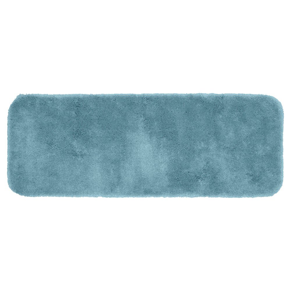  Finest Luxury Ultra Plush Washable Nylon Bath Runner Basin Blue