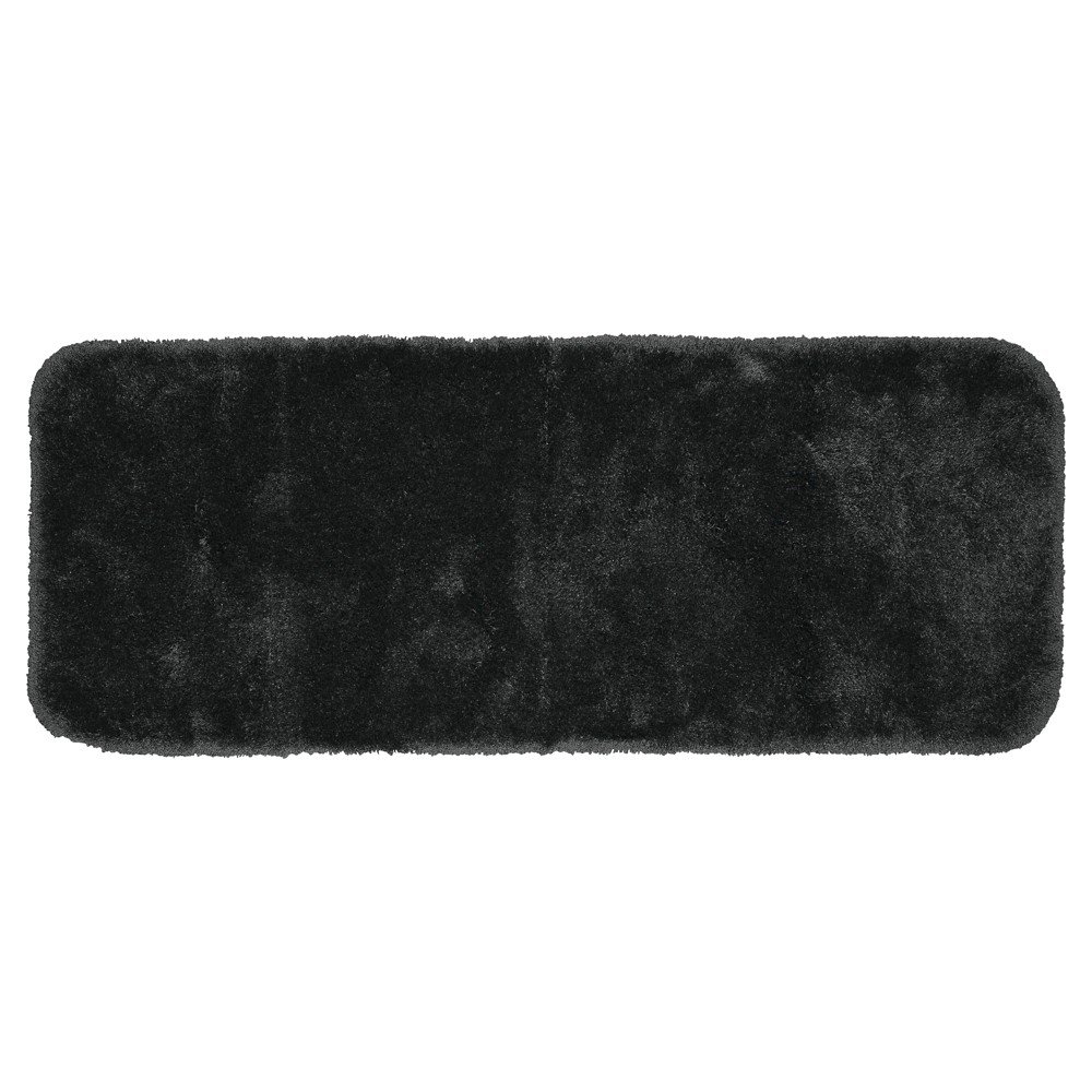 22inx60in Finest Luxury Ultra Plush Washable Nylon Bath Runner Dark Gray - Garland